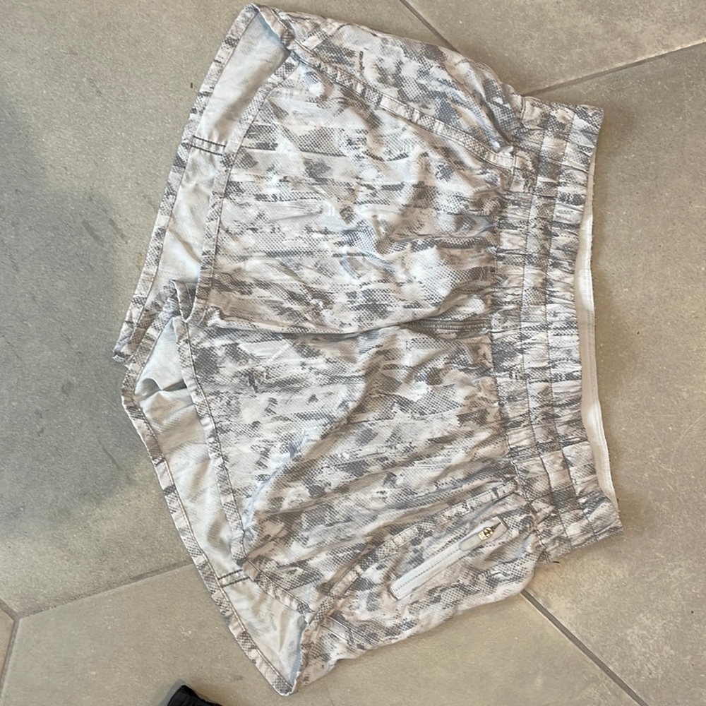 - Lululemon running shorts